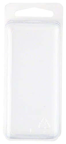 Clear Plastic Clamshell Package / Storage Container, 3.06" H x 1.25" W x 1.25" D, Pack of 50
