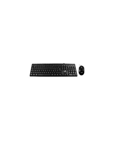Kit Multimedia Keyboard + Optical Mouse USB Black Mach