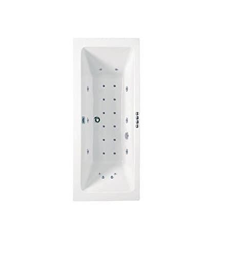 Phoenix Rectangularo No 5 System 3 Acrylic Double Ended Whirlpool &amp; Airpool Spa Bath 1800mm x 800mm