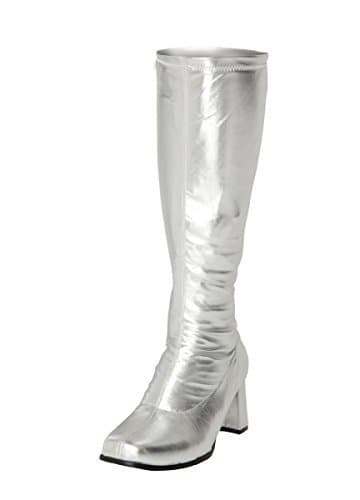 Knee High Boots - Silver - Size 9