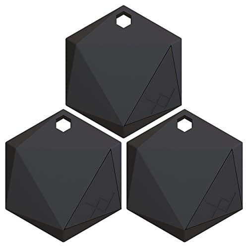 XY3 Third Generation Bluetooth Item Finder for iOS and Android - Midnight 3-Pack