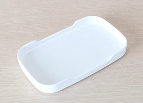 Imitation melamine color tableware barbecue plate, rectangular dish, barbecue stack dish