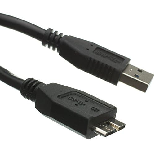 30cm Short Black SuperSpeed USB 3.0 Data Transfer Cable for Toshiba Canvio Basics, Canvio Connect II, Stor.e Canvio, Canvio Slim, Stor.E Basics, AeroCast, Canvio Alu, Canvio Ready, Canvio Desk, Stor.E Partner, Canvio Wireless, StorE Alu2.... and more ....External Portable Hard Drive (0.30 meter)
