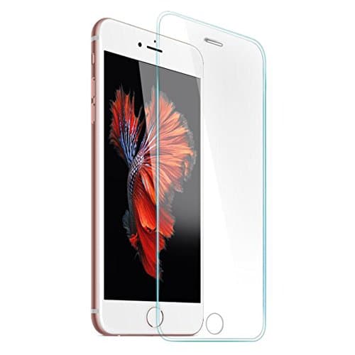 XINRD iPhone 7/8 Plus Full Screen Protector 9H hardness Anti-scratch Anti-fingerprint Anti-glare, Soft Silicone Frame Tempered Glass Film for Apple iPhone 7/8 plus,5.5 inch,HD transparent