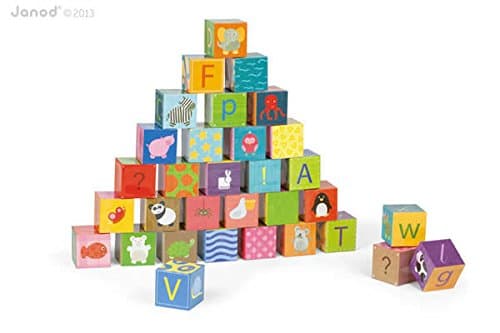 Janod 32 Blocks (Alphabet)