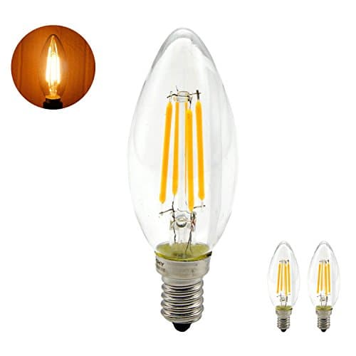 Bqhy Standard E14 Base Energy Saving LED Light Bulbs - 7.5W 950LM 85W Incandescent Bulb Equivalent Warm White 3000K Non-Dimmable(2-Pack)