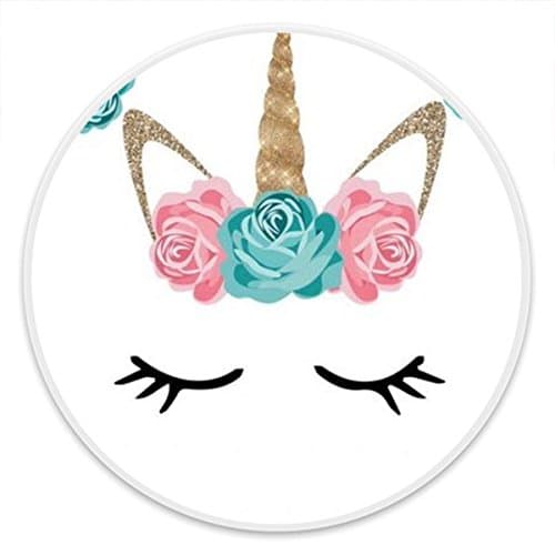 Expanding Stand and Grip for Smartphones and Tablets, Multi-function Mounts and Stands Kit Car Mount iPhone Holder Collapsible-Unicorn 4-white