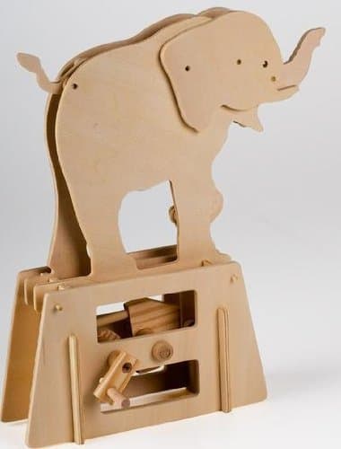 Timberkits - Flatbits Elephant - Wooden Model Kit