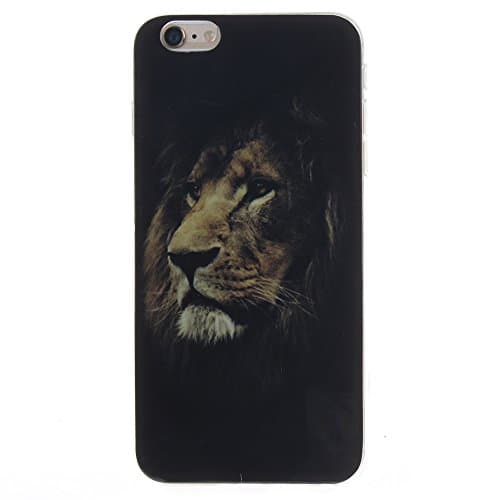 iPhone 6S Case,Hamyi iPhone 6 Cover,Lion Pattern Slim Soft TPU Silicone Case for Apple iPhone 6/6S (4.7 inch Screen)