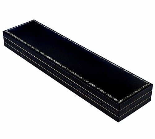 Black Leatherette Bracelet Box