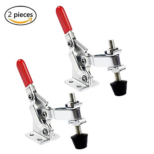 Pingranso Pull Latch - Quick Release Metal Horizontal Quick Release Toggle Clamp Tool - 90Kg 198Lbs Holding Capacity (2 PCS)