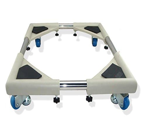 XIAOMEIXI Movable Machine Trolley Appliance Wheels Base Bracket Square Adjustable for Dryer, Washing Machine and Refrigerator