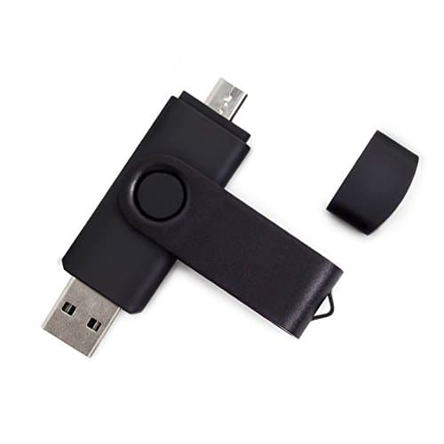 Avakee High Speed 64 GB USB Flash Drive External Memory Stick For Andriod Micro USB Unlocked Smartphone such as Samsung, Lenovo, Vodafone, LG and Easysmx (64GB, Black)