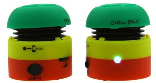 Chill Pill Capsule Speaker - Rasta