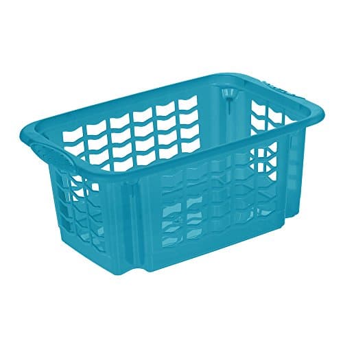 OK Rotating/Stacking Basket, Blue/Transparent, Small