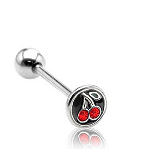 Tongue Piercing Cherry CHERRIES