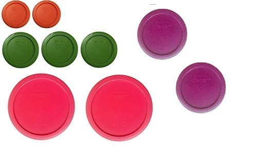 Pyrex Simply Store Replacement Lids for 18 Piece Storage Set - Lids only by Tanu Collections