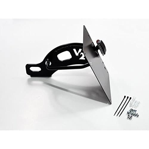 Bracket for license plate, side mount, HD FXD