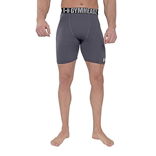 Gymheadz Base Layer Compression Shorts - Graphite Grey - M