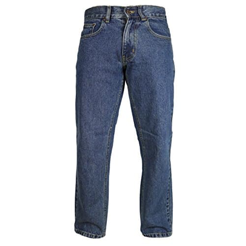 Mens Comfortable RV Basic Light Bleach Wash Jeans Plain Sizes 30-48 Leg Short Regular Long Stone Wash Indigo