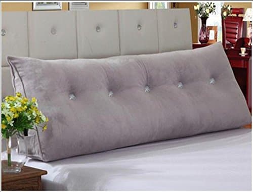 BZ STORE Double PILLOWS Pillows, triangle bed Soft Pack bed &amp; queen bed ISBO 100 X 25x5 cover ller return wash 0cm Washable, sales (Color # 4, Size: 120x20x50cm)