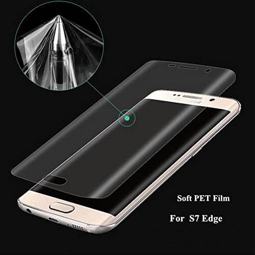 Moblink Galaxy S7 Edge Screen Protector,(Not for S7), [Full Coverage][TPU Film][Case Friendly][Error Proof][Bubble-Free][Anti-Scratch] for Samsung Galaxy S7 Edge (Clear)