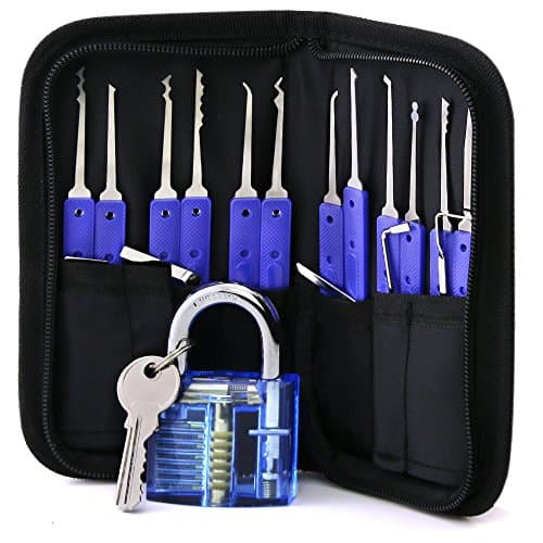 Master Pickset Tooling System with a Padlock (Blue) (1)