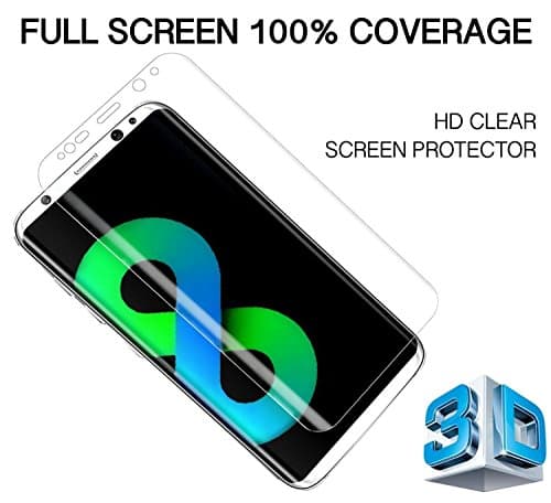 Galaxy S8 Plus Screen Protector, [Full Coverage] [Pack Of 1] [TPU Film][Case Friendly][Bubble-Free][Anti-Scratch] Easy To Install Screen Protector for Samsung Galaxy S8 Plus By DN-Alive