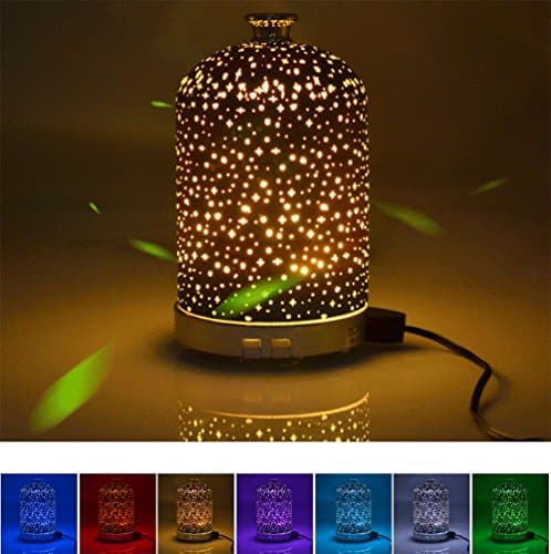 90Ml Essential Oil Diffuser Aromatherapy 7 Color Changing LED Lights Auto Shut-Off Adjustable Mist Modes