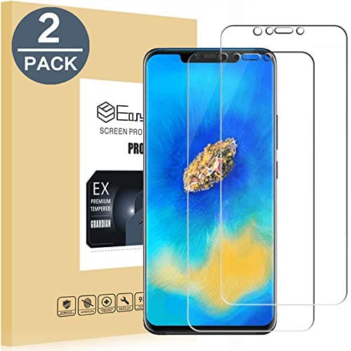 EasyULT Screen Protector Huawei Mate 20 Pro [2 Pack], Tempered Glass Screen Protector Film for Huawei Mate 20 Pro