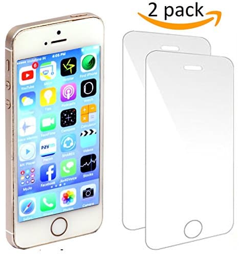 Iphone 4 Tempered Glass Screen Protector, Bowtech [2-Pack] ULTRA CLEAR , SHATTER PROOF ,ANTI SCRATCH ,BUBBLE FREE ,9H HARDNESS 3D Touch Compatible Premium Screen Guard