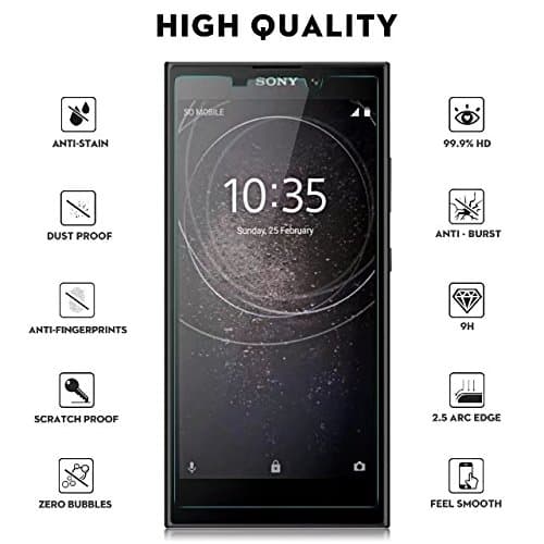 [2 Pack] Samsung Galaxy S9 Plus Screen Protector, [Full Screen Glued] UOJGOH Full Coverage Full Glue Edge to Edge Ultra Clear Scratch Resistant Tempered Glass Screen Protector Protective Film for Samsung Galaxy S9 Plus-Black