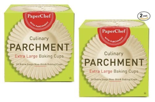 Extra Large Paper Cupcake Liners / Baking Cups, 30-ct/Box by PaperChef