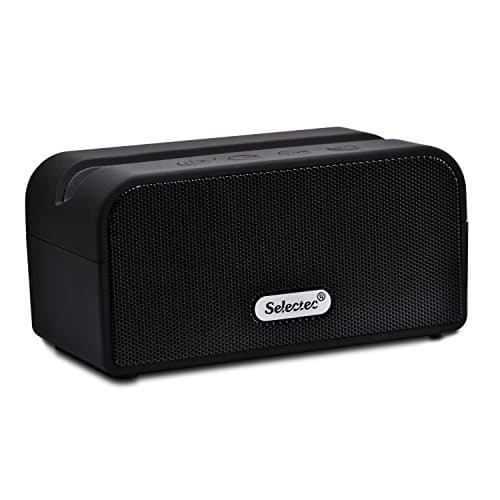 SELECTEC 4.1 Portable Wireless Bluetooth Speaker with Built in Microphone for iPhone iPad Samsung Galaxy Google Nexus HTC LG Motorola Sony and other Smartphone Cell Phone Tablet
