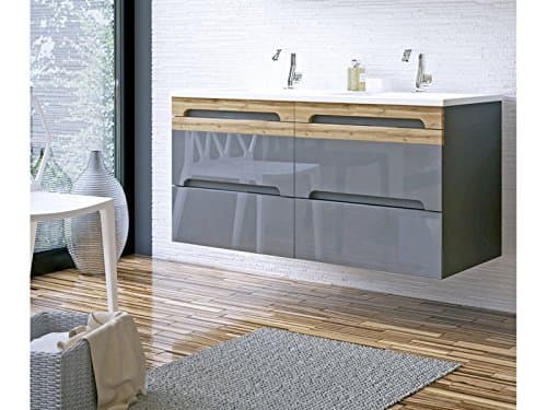 Double Vanity Galaxy Grey 120cm