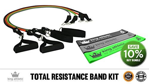 kit bundle set pack Loop Band Set Heavy to Light Elastic Resistance Bands for Legs, Booty and Arms Squat Bands Pilates Therapy Resistance Bands with Handles &amp; Door Anchor Rubber Stretch Tube Band Set with Leg Straps tension ripcord b-line elastic Exercise Training Equipment Cardio Sport Women Men Adults Kids Children - LBG - RBS-UK