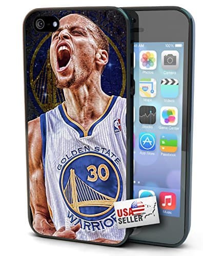 Stephen STEPH Curry RAGE iPhone 5 / 5S Hard Case Custom Warriors MVP dope swag illest (Black)