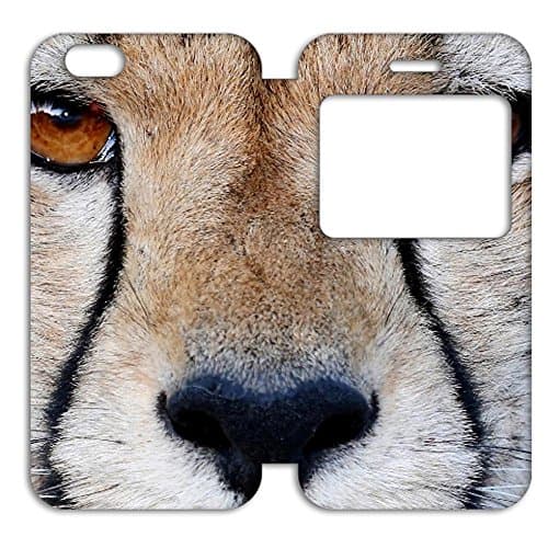 b2ctelecom iphon8 Case With Window For Iphone 6/6S With Leopard Design