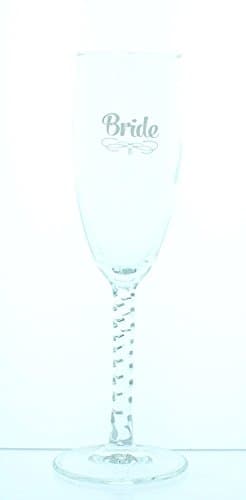 Champagne Flute - Bride Design.