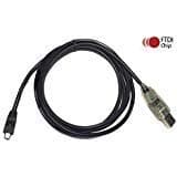 USB Programming Cable USB-1 for Uniden Scanner Radio, PC Interface Cable, USB to MINI4P, Serial Chip, USB-1 Compatible EZSync504
