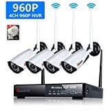 HD 960P 4-Channel CANAVIS Wireless Security Camera System,4Pcs 960P(1.0 Megapixel) Wireless Indoor/Outdoor IR Bullet IP Cameras,P2P,App, HDMI Cord & 1TB HDD Pre-Install