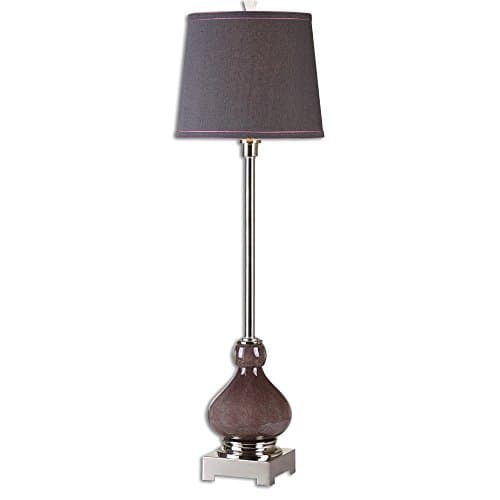 Charoite Deep Purple Buffet Lamp
