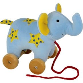 Rich Frog Classic Elephant Pull Toy, 8"