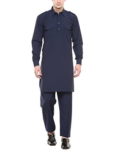 Navy pathani kurta Salwar Set