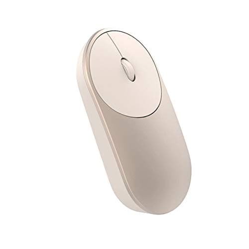 Bluetooth 4.0 Wireless 1200dpi Optical Game Mouse Mini 2.4GHz Dual Modes For Xiaomi Travelling Accessory(Gold)