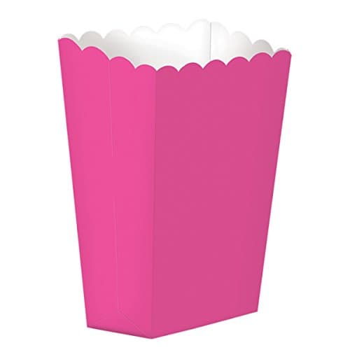 Candy Buffet Bright Pink Large Popcorn Boxes x 10