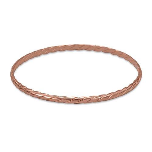 Copper Twist Bangle