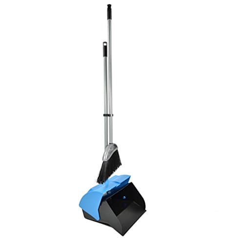 Long Handled Dustpan and Brush - Blue