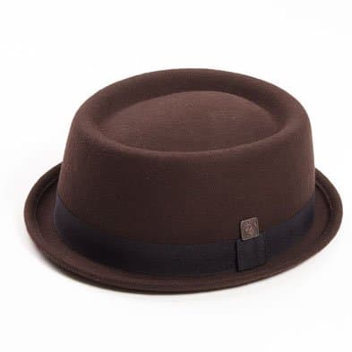 DASMARCA Wool Felt Winter Porkpie Hat