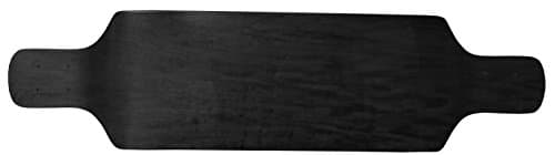 Drop Down Longboard Deck 9.4 x 38 Black Concave Maple - Symmetrical Shape